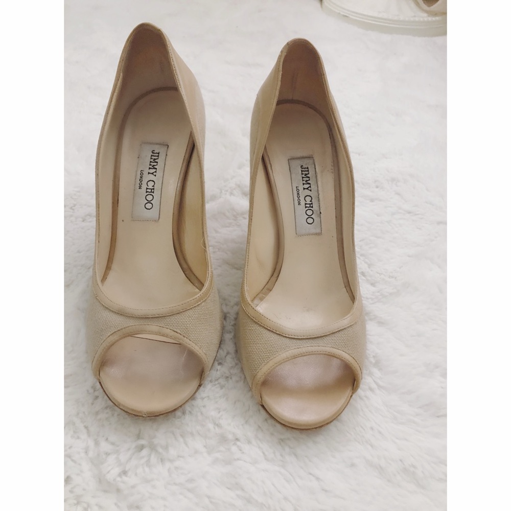 Jimmy Choo London Nude Heel